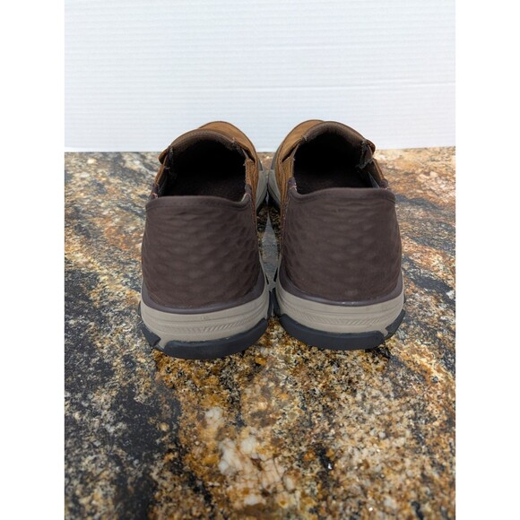 Skechers Slip-ins Respected Mens Slip On Shoes in Dark Brown - 10 US main image 5